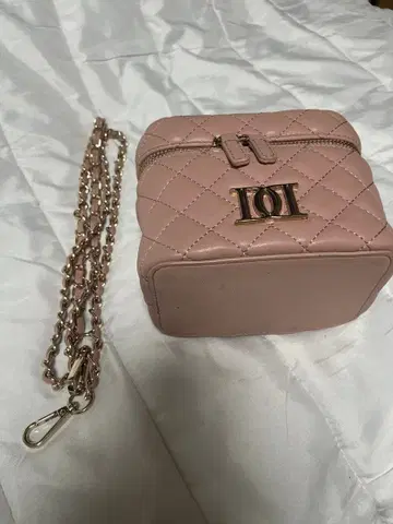 다리치 퀼팅 숄더백 핑크