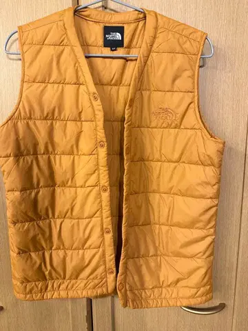 THE NORTH FACE 다운 베스트 오렌지 (S)