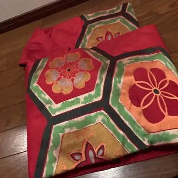 앤티크 나고야 오비 적자색 상태 좋은 상품 멋진 색감과 분위기 특별 판매