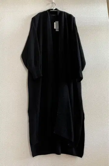 JEANASIS 맥시 길이 롱 니트 가디건