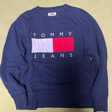 TOMMY JEANS 맨투맨 S 네이비