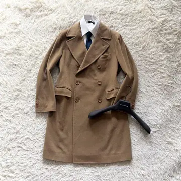 [ 새상품급 ] TAGLIATORE 카멜 더블 체스터 코트 사이즈 46