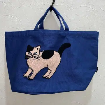 마츠오 미유키 고양이 사가 자수 보트형 토트백 Pumpkin 새상품