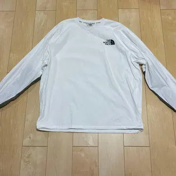 THE NORTH FACE 롱T셔츠 화이트