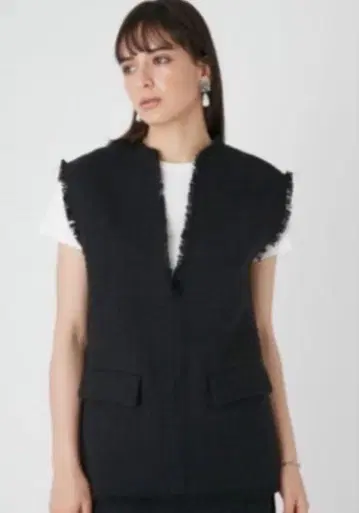 [ 새상품급 ] Mila Oven 트위드 베스트 사이즈 0