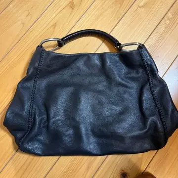 SAZABY 블랙 가죽 핸드백