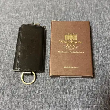 Whitehouse Cox 가죽 키케이스 블랙
