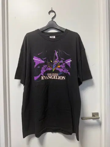 빈티지 에반게리온 애니메이션 t셔츠 XL