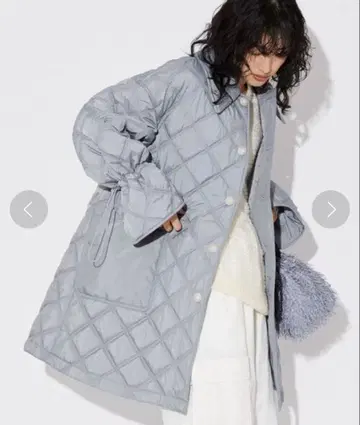 Firsthand 그레이 퀼팅 자켓