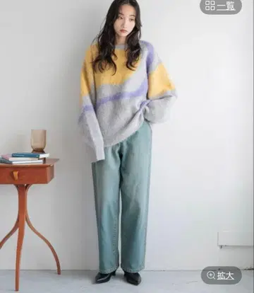 CONE 와이드 스트레이트 팬츠