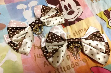 BABY,THE STRAS SHINE BRIGHT 리본 빗