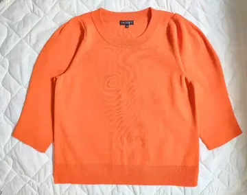 INDIVI 오렌지 7부 소매 니트 38