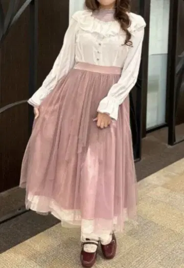 axes femme 하이웨스트 튤 원피스