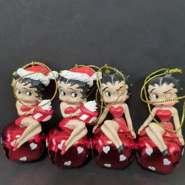 베티짱 베티 부프 크리스마스 오너먼트 4개 세트 bettyboop