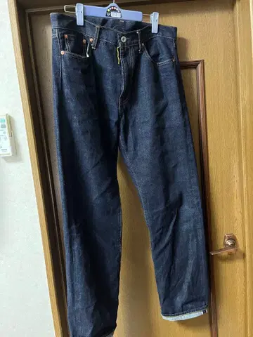 Salt & Pepper 스트레이트 데님 셀비치 34