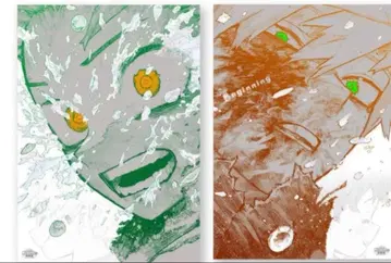 나의 히어로 아카데미아 원화전 A2 포스터 2장 세트 미도리야 바쿠고