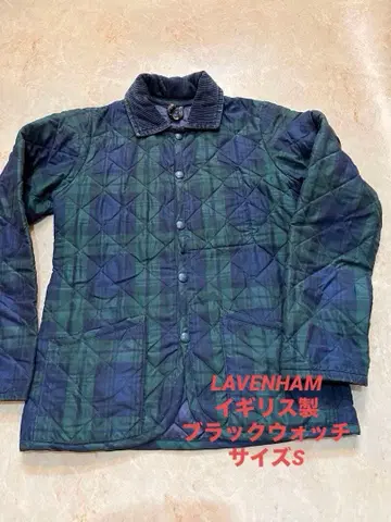LAVENHAM 영국제 블랙워치 퀼팅 트레디셔널