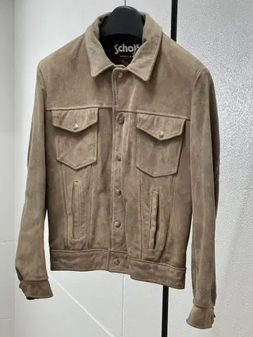 [ 새상품급 '90s ] Schott 스웨이드 빈티지 가죽 자켓