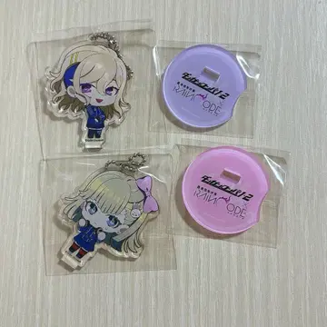 단간론파 레인코드 콜라보 카페 아크릴 스탠드 메라미 푸치