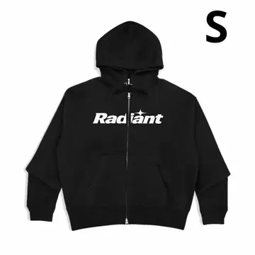 Radiant Youth 라디언트 유스 더블 지퍼 후드티 (S) 블랙