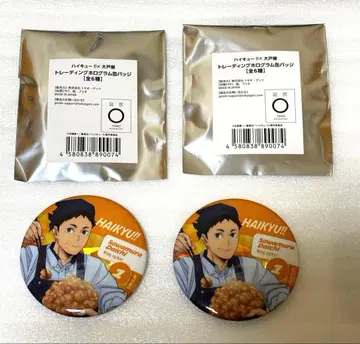 하이큐 오토야 사와무라 다이치 캔뱃지