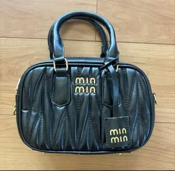 퀼팅 숄더백 블랙