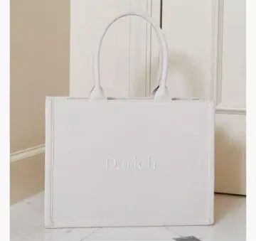 Darich 로고 토트백 White