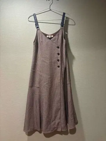 Apuweiser-riche 체크 벨트 원피스