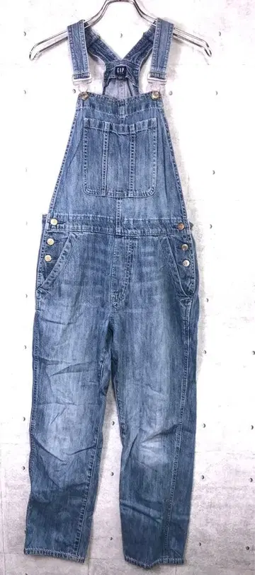 아메카지 스트릿 빈티지 스타일 구제 의류 GAP 데님 오버롤