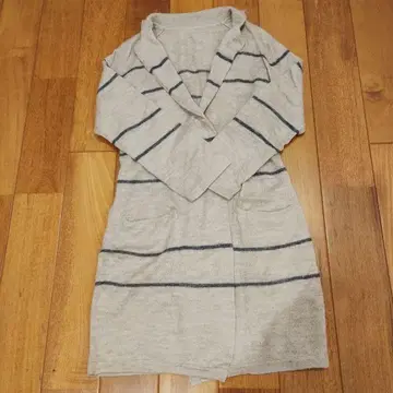 PLAIN PEOPLE 베이지 스트라이프 가디건 사이즈 9