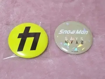 SnowMan 앨범 특전 캔 배지 & 캔 거울