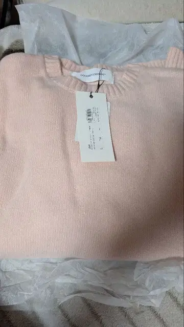 핑크 쿨 캐시미어 니트 사이즈 1 (M 사이즈 상당)