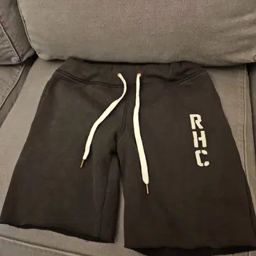 RHC 로고 론 헤르만 블랙 보아 안감 가을/겨울 맨투맨 하프 팬츠