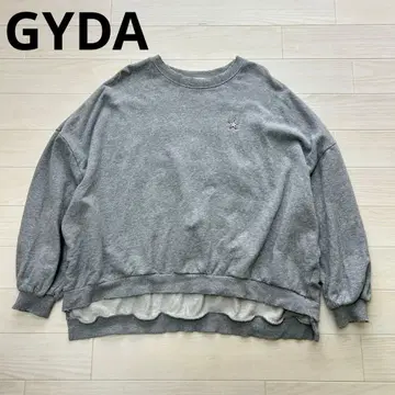 GYDA 제이다 데미지 가공 오버 사이즈 맨투맨 트레이닝복