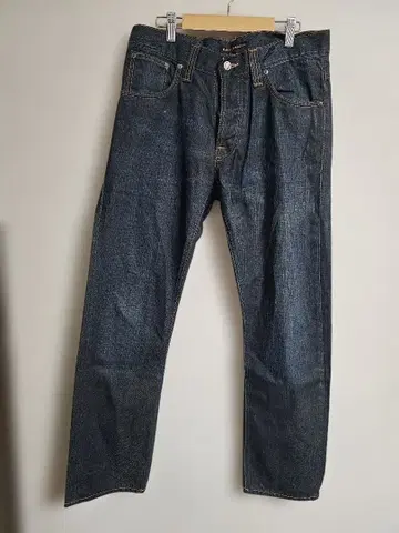 Nudie Jeans Co. 다크 블루 스트레이트 데님