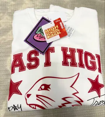 미사용 새상품 하이스쿨 뮤지컬 트레이닝복 시마무라 LL 화이트