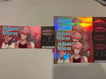 아카기 웬 티켓풍 카드