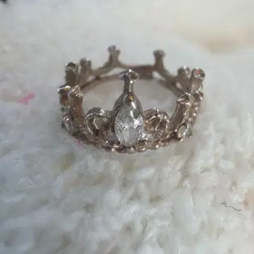 티아라 디자인 실버 925 핑키링