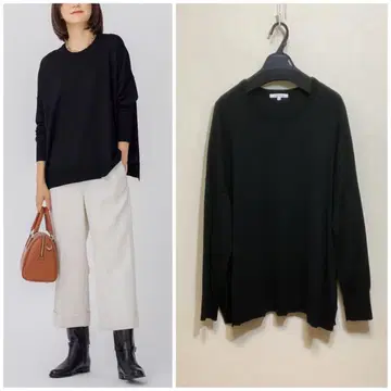 빅 사이즈 23구 우스터 울 빅 실루엣 블랙 (자유구 ICB 쿠미쿄쿠)