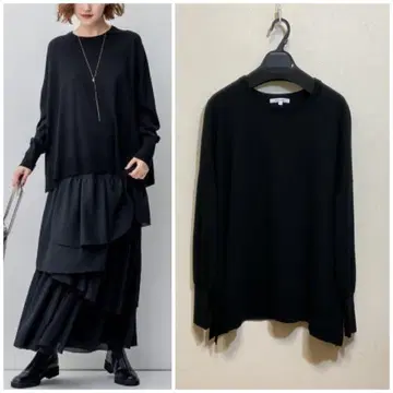 빅 사이즈 23구 울 빅 실루엣 니트 블랙 계열 (자유구 ICB 쿠미쿄쿠