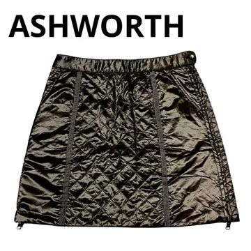 아슈워스 골프 스커트 충전솜 리버서블 가을/겨울 방한 ASHWORTH