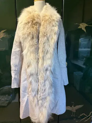 링크스 퍼 캐시미어 코트