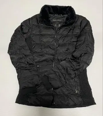 NAUTICA 블랙 다운 자켓 퍼 포함