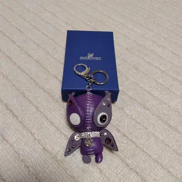 SWAROVSKI 보라색 캐릭터 키링