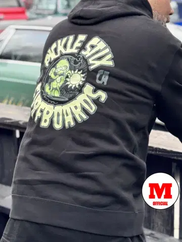 미사용 새상품 PICKLE STIX SURFBOARDS 후드티 M