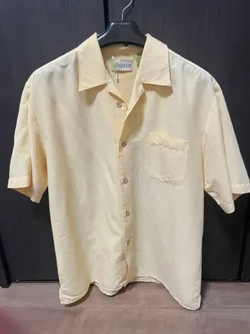 Cubavera 반팔 셔츠 M 크림색