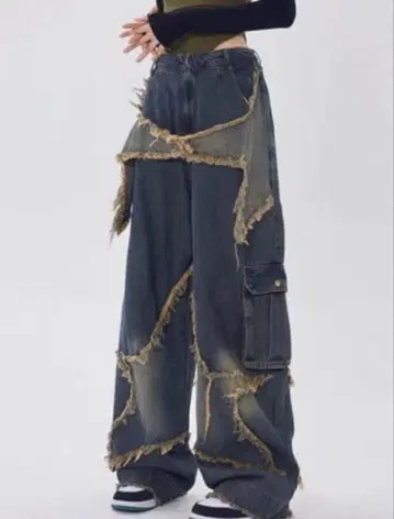 지저인 ONLINE 데님 별 패턴