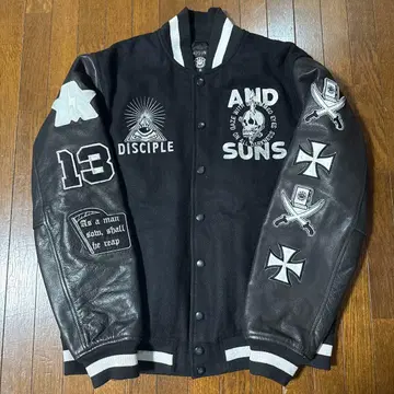 AND SUNS 아 드 선즈 바시티 자켓 스컬