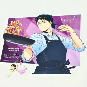 하이큐 오오토야 비주얼 보드 키링 우시지마 와카토시