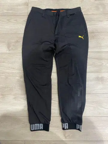 PUMA 골프 블랙 조거 팬츠 M 사이즈